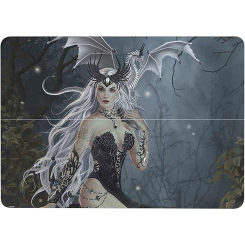Gothic Queen with Silver Dragon by Nene Thomas Surface Laptop Studio Skin